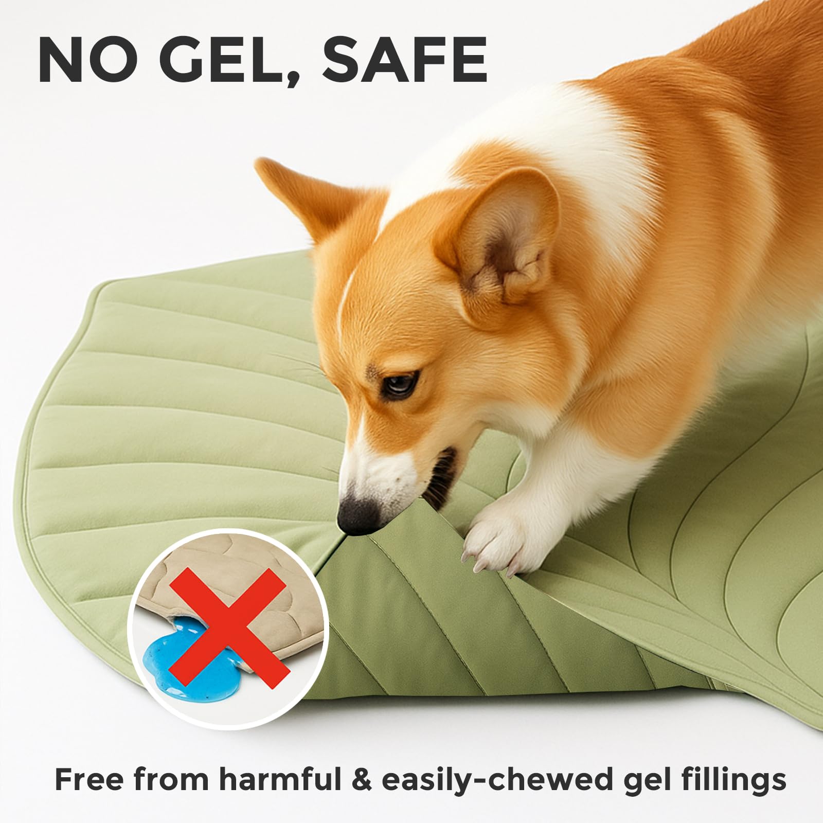 Vagascape Dog Cooling Mat machine washable for easy cleaning.