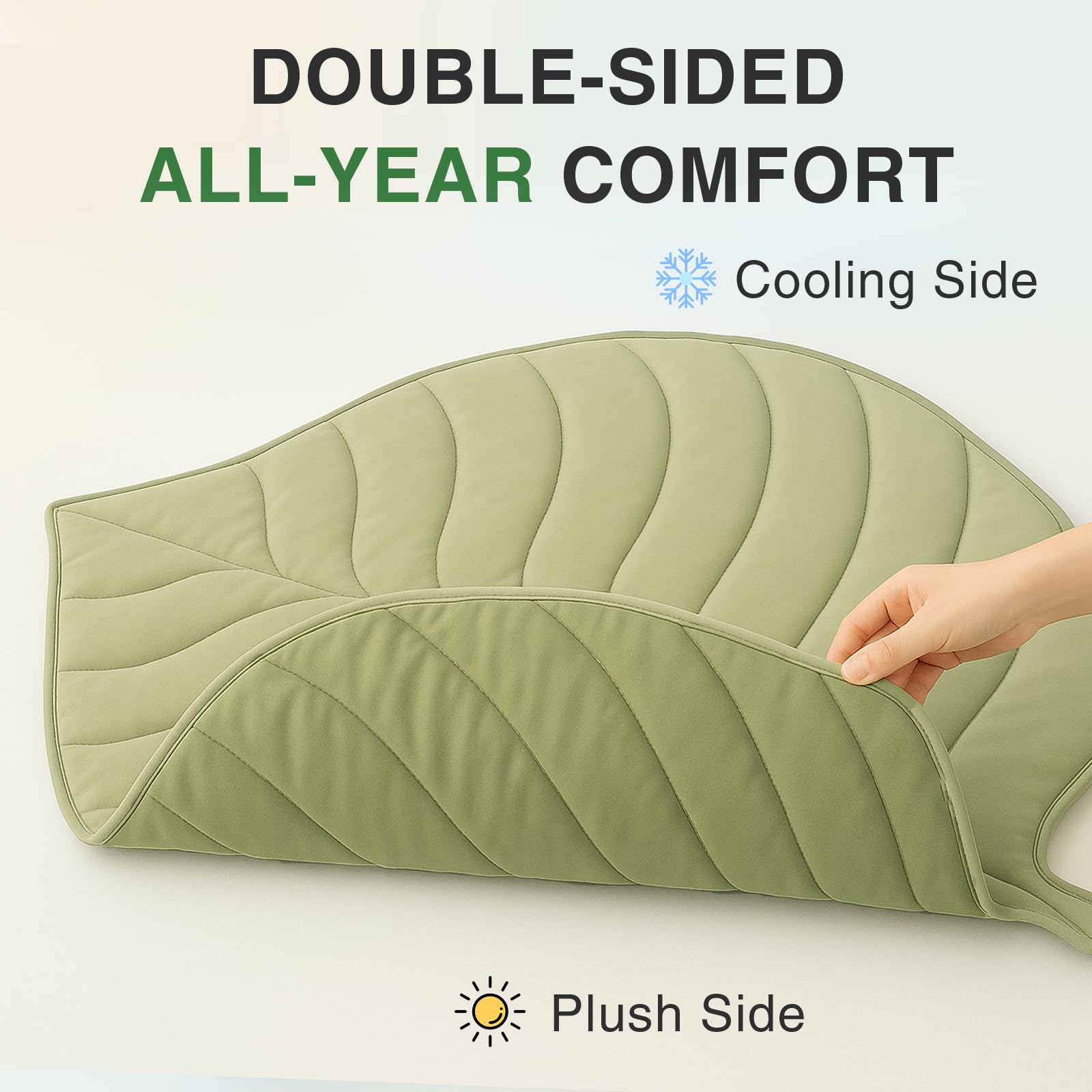 Vagascape Dog Cooling Mat reversible sides for year-round comfort.