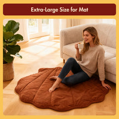 Vagascape shells-pattern cover pairs heat with seaside style for pets.