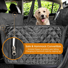 Vailge dog car seat cover top 600d oxford with water-resistant coating
