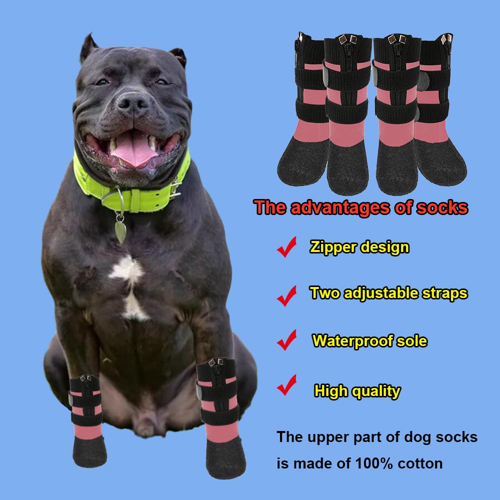 VALFRID adjustable Velcro straps keep the boots in place during walks.