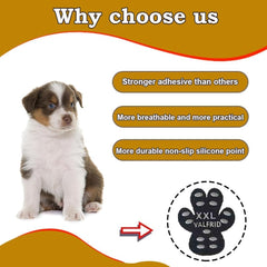 VALFRID dog paw pads breathable material ensures all-day comfort