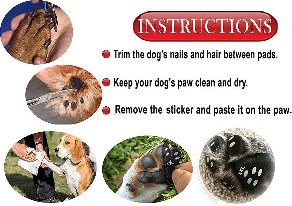VALFRID Dog Paw Protector on floor demonstrates improved stability on tile surfaces.