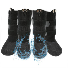 VALFRID waterproof dog boots sole grip on wet surfaces for muddy adventures.