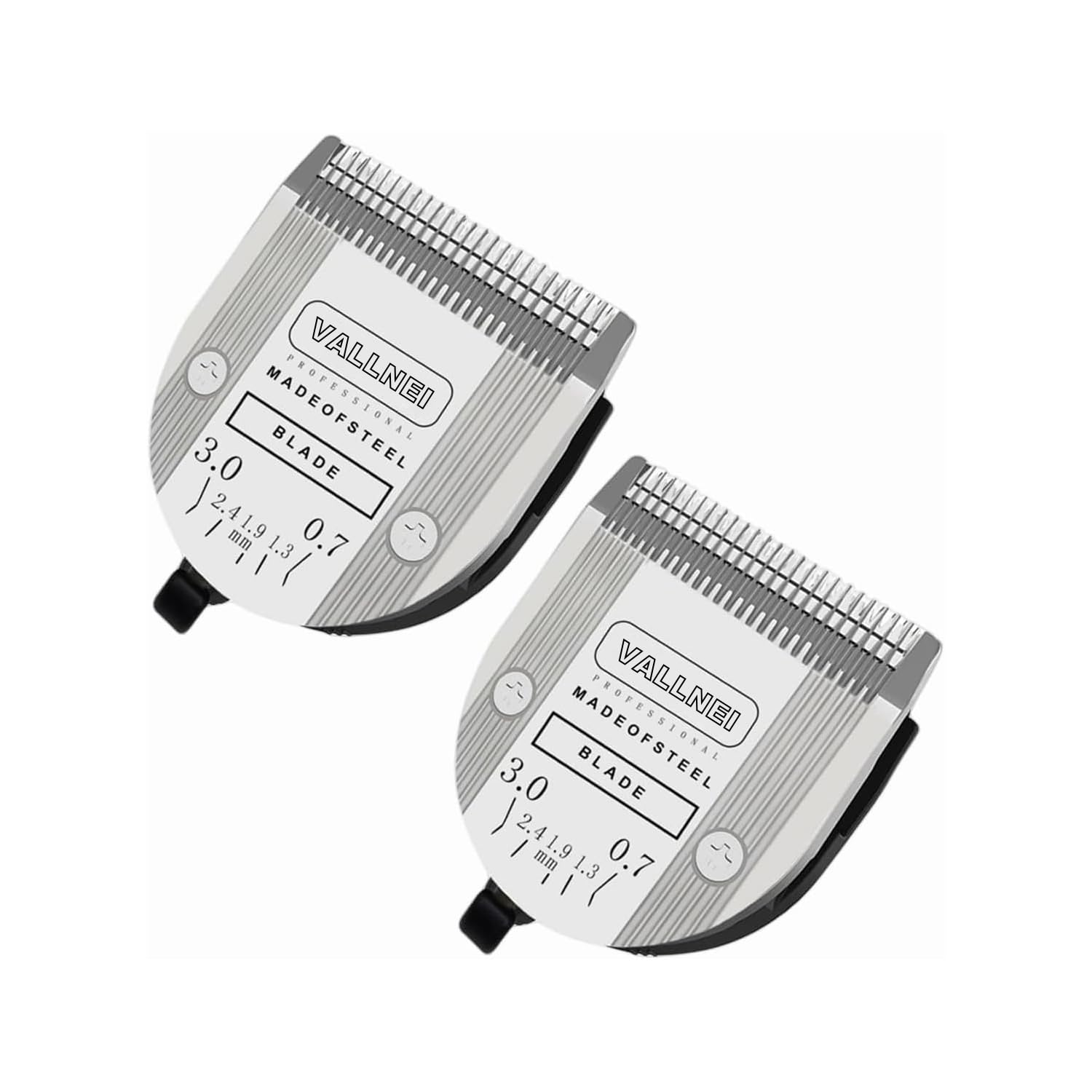 VALLNEI 2-pack detachable clipper for pets, showcasing adjustable versatility for grooming