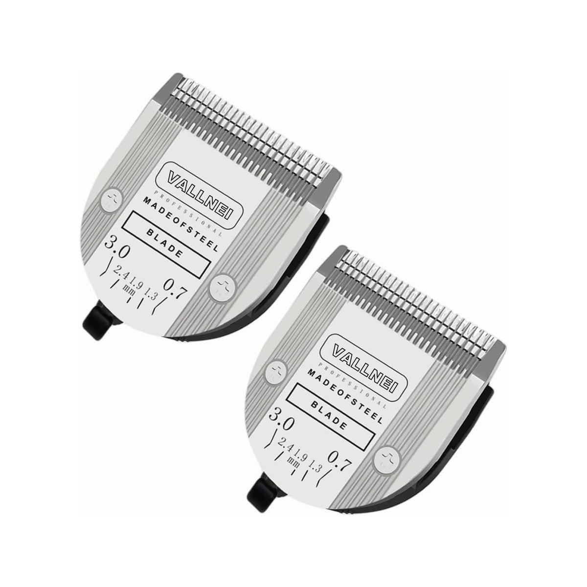 VALLNEI 2-pack detachable clipper for pets, showcasing adjustable versatility for grooming