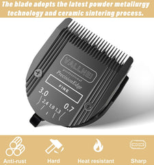 VALLNEI 5-in-1 blade image highlights adjustable blade sizes for versatile coats.