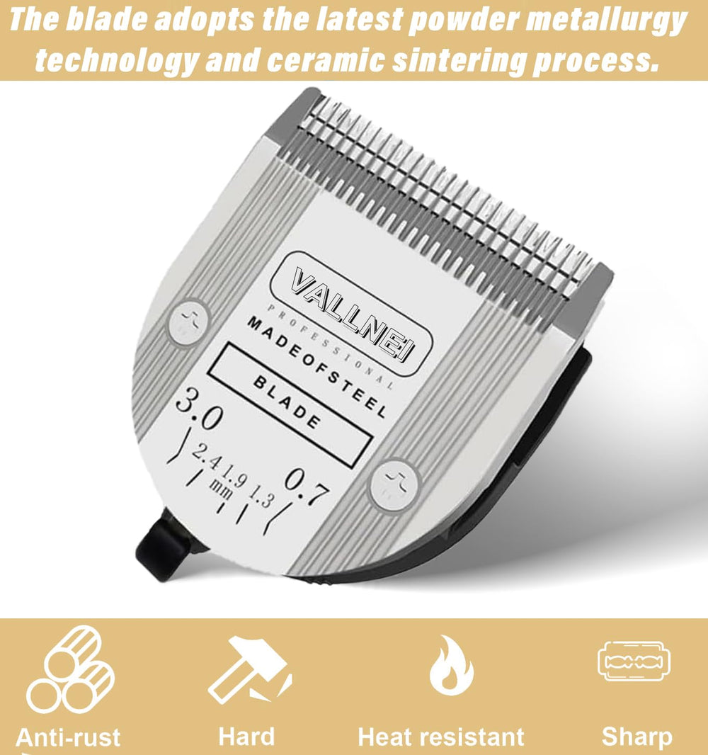 VALLNEI clipper front view highlights sleek design and ergonomic handling for precise trims