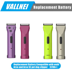 VALLNEI two-pack battery for Wahl Arco series, reliable power for busy grooming days