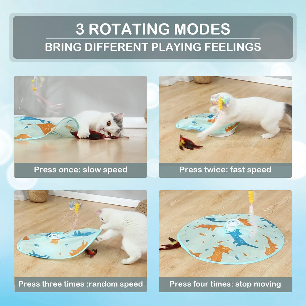 Valonii 2-in-1 interactive toy: butterfly and feather wand in one.