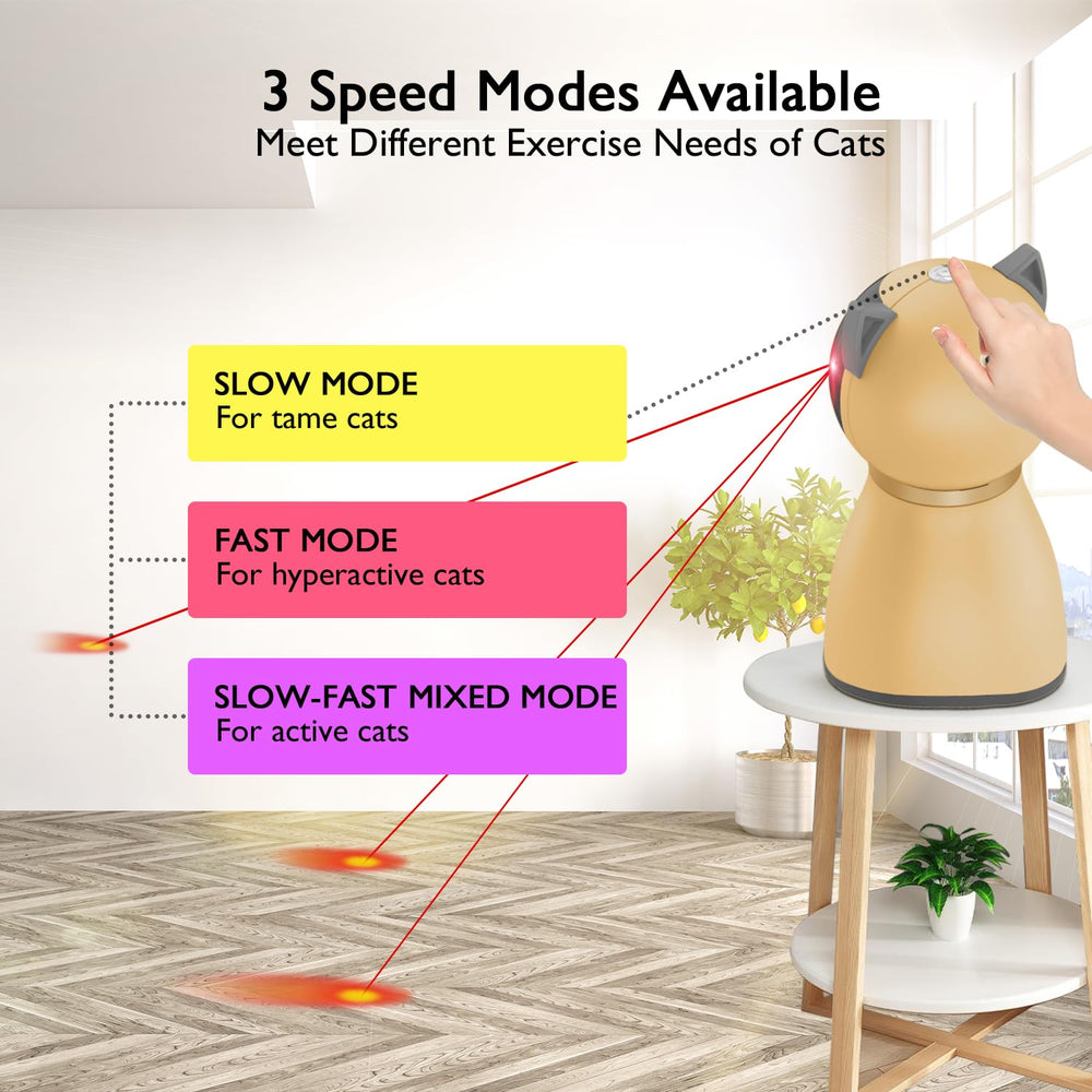 Valonii cat laser toy rechargeable battery enables convenient cordless play sessions.