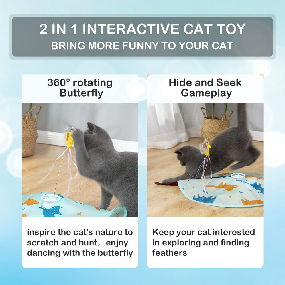 Valonii feather wand play invites hidden-chase fun and curiosity.