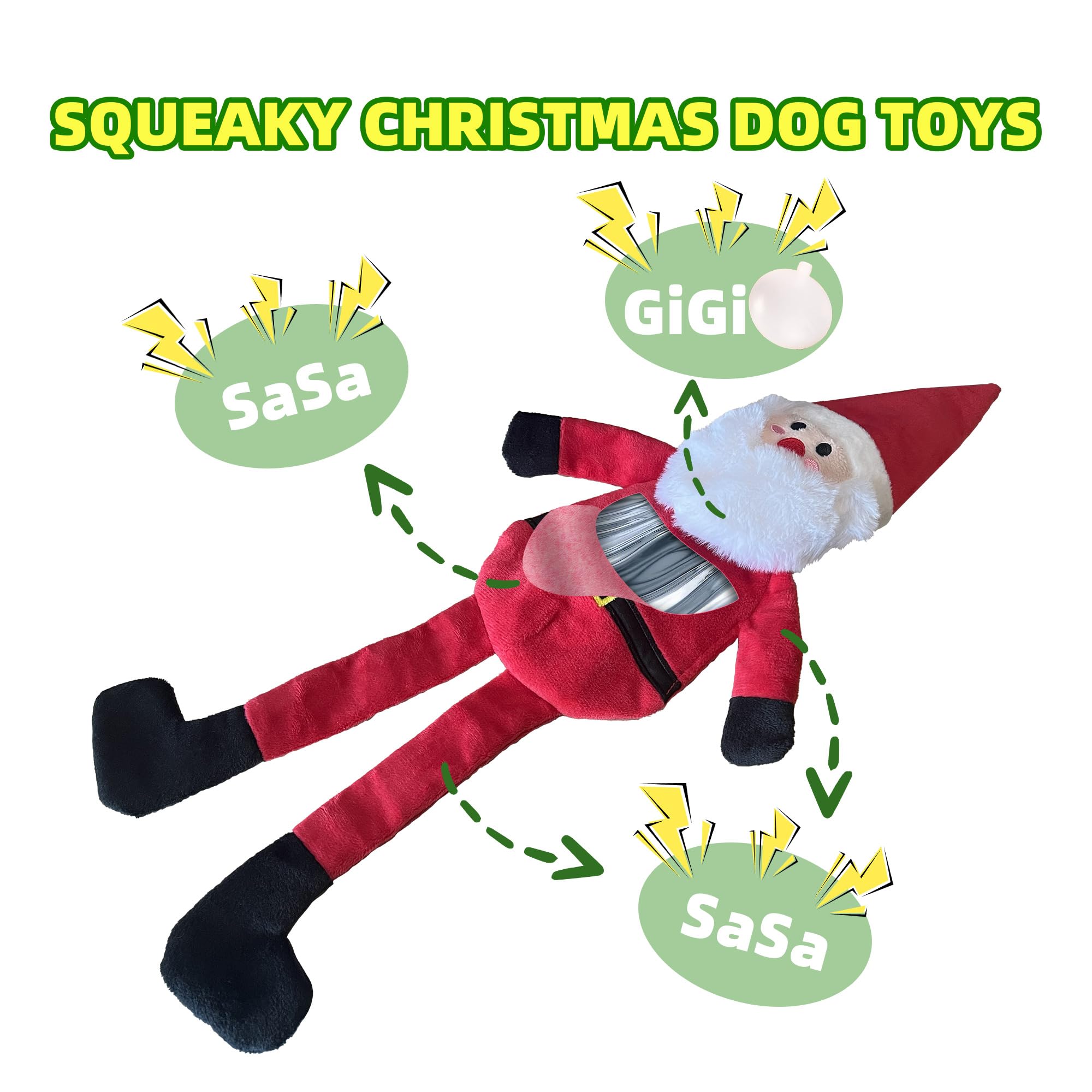 Valuepeak no-stuffing squeaker dog toy reduces ingestion risk during chewing
