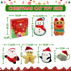 Valuepeak Snowman catnip toy for festive feline fun.
