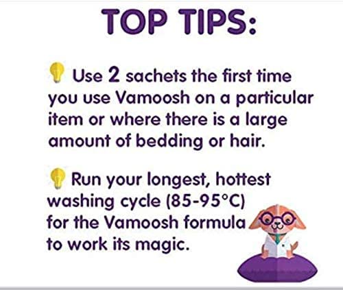 Vamoosh Pet Hair Dissolver filter clear showing hair-free filter and drains.