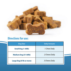 Van Beek InPrime Canine 60-count pouch highlights convenient packaging for ongoing joint support.