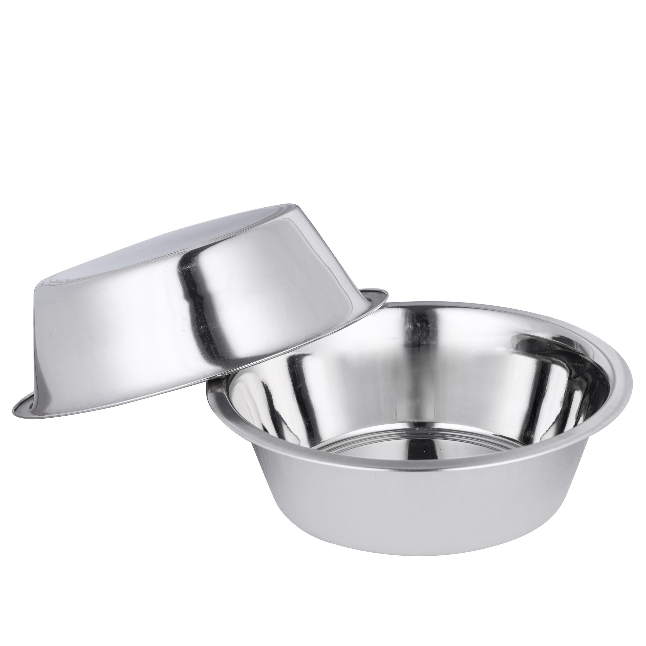 Vanacara pack of 2 stainless steel dog bowls 8.8-inch wide; durable daily meals