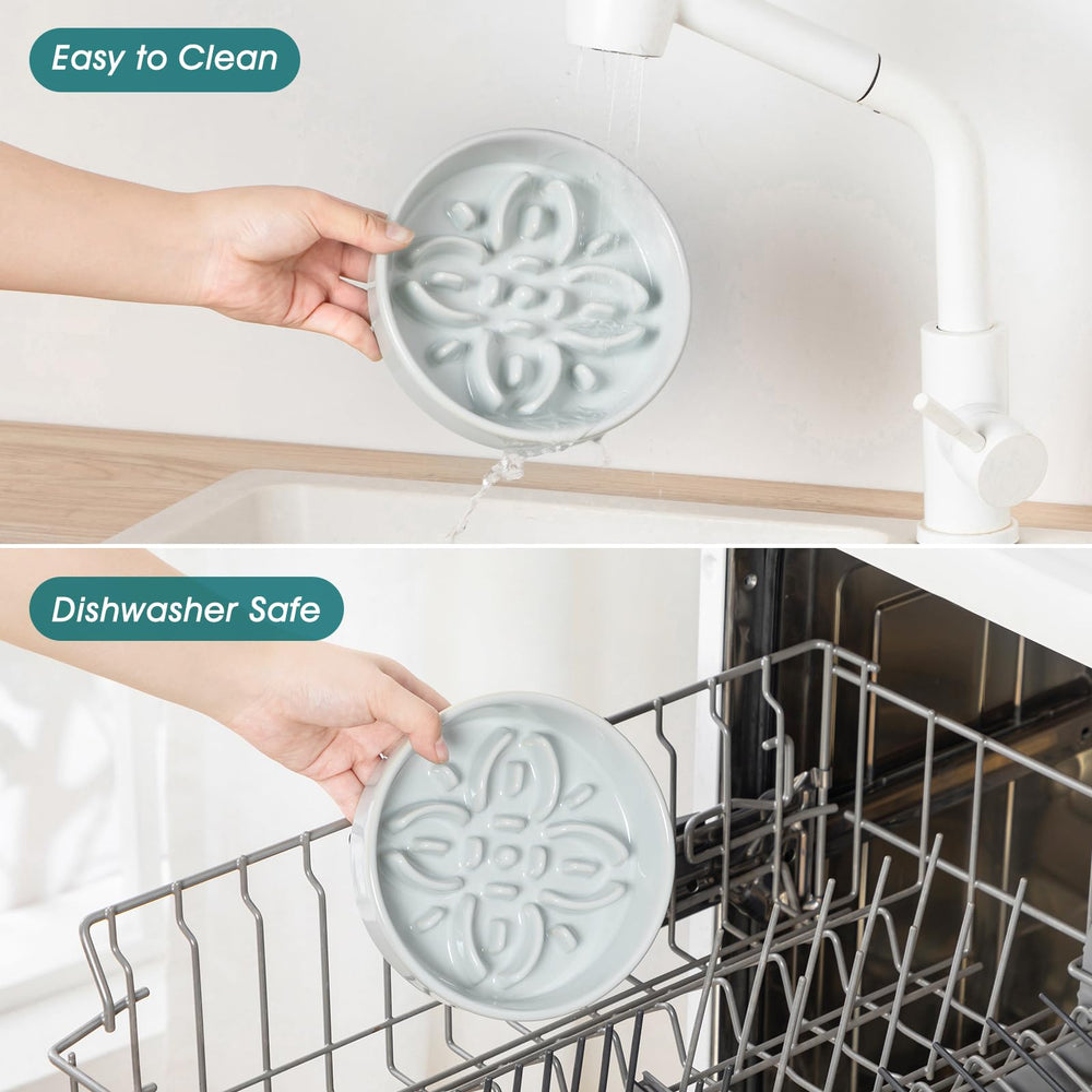 Vancasso ceramic bowl glossy finish makes cleanup quick and simple