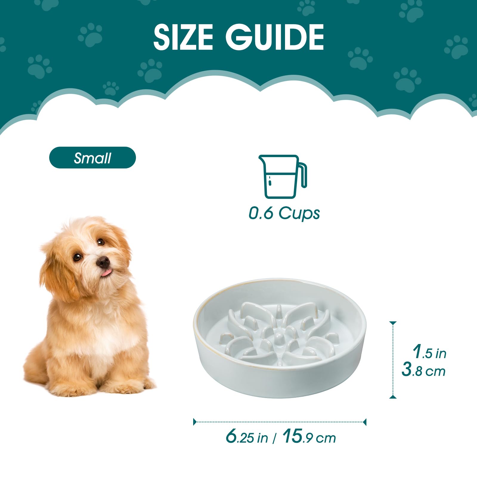 Vancasso bowl with anti-slip base keeps mid-size dogs steady during meals