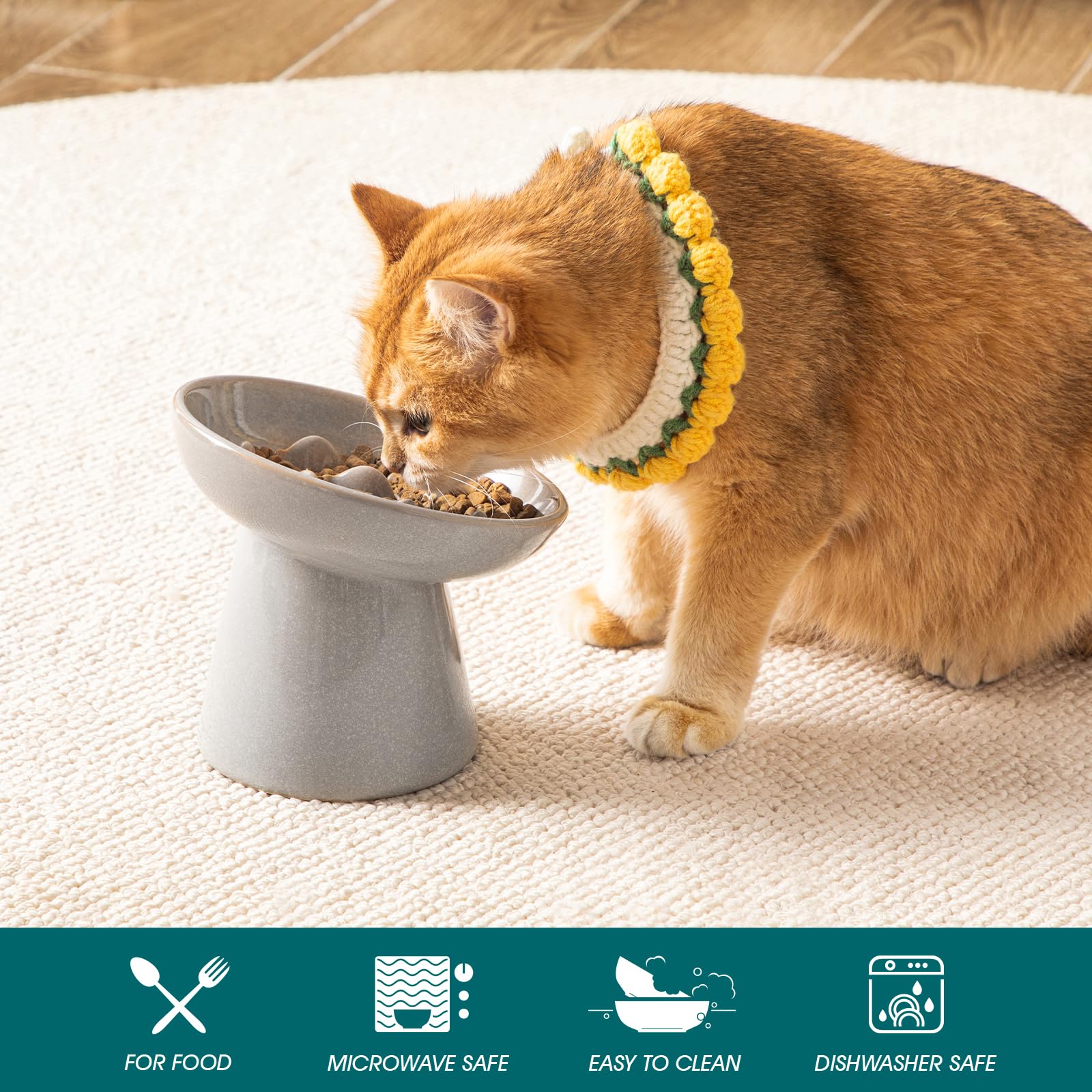 Vancasso ceramic slow-feeder bowl interior raised fish design to pace eating during meals