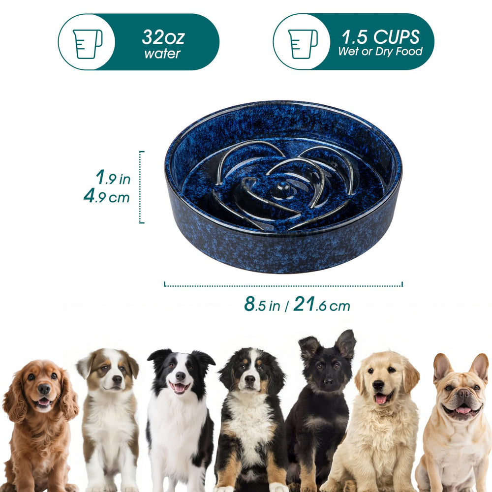 Vancasso ceramic slow feeder material close-up non-toxic ceramic surface