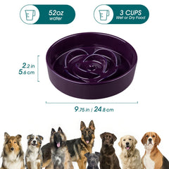Vancasso ceramic slow-feeder offers a non-toxic, safe surface.
