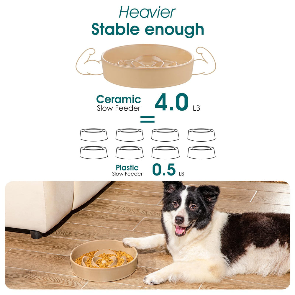 Vancasso slip-resistant base keeps the bowl in place during meals.