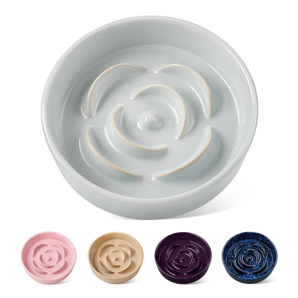 Vancasso slow-feeder dog bowl 0.6-cup capacity for small meals