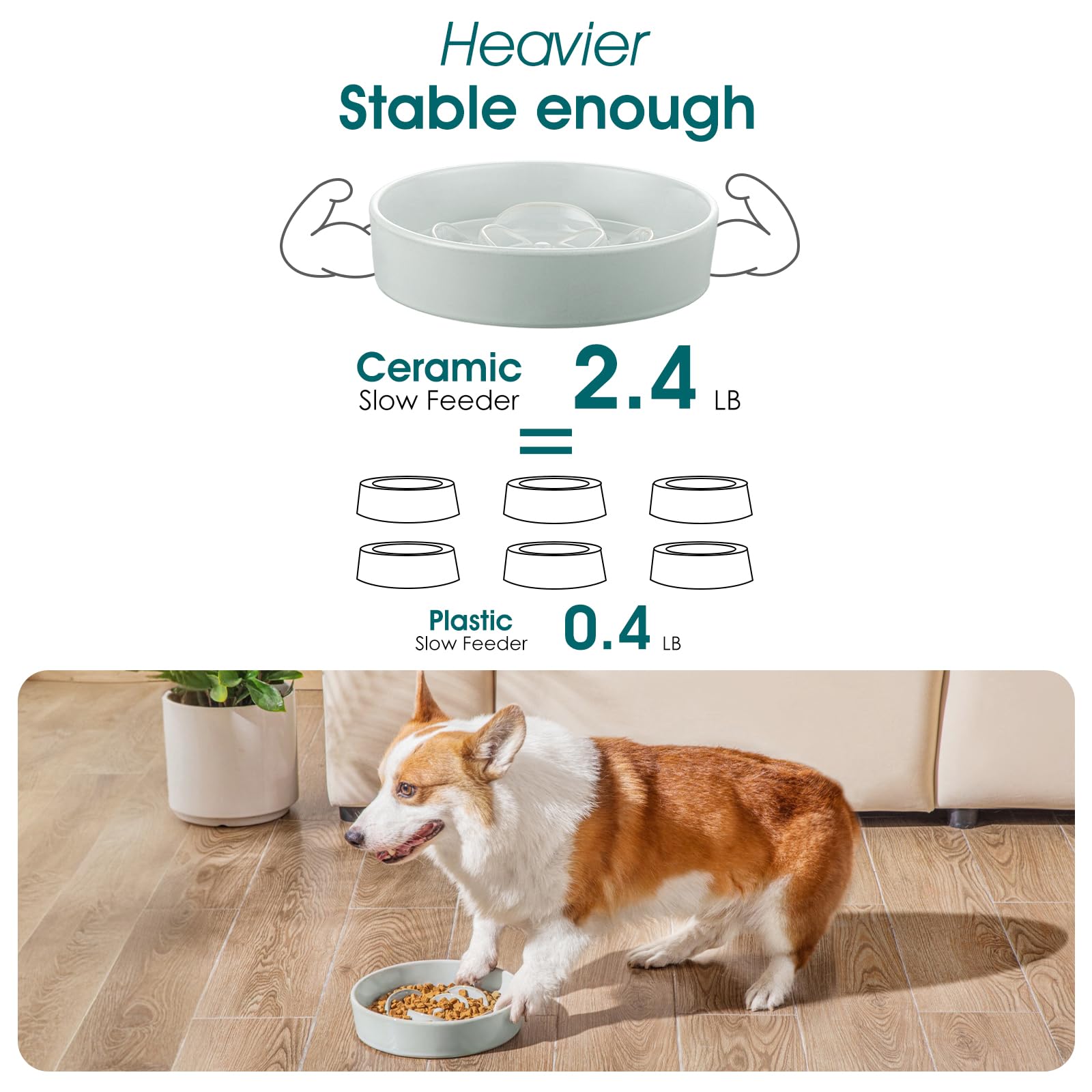 Vancasso ceramic durability resists chewing and chips