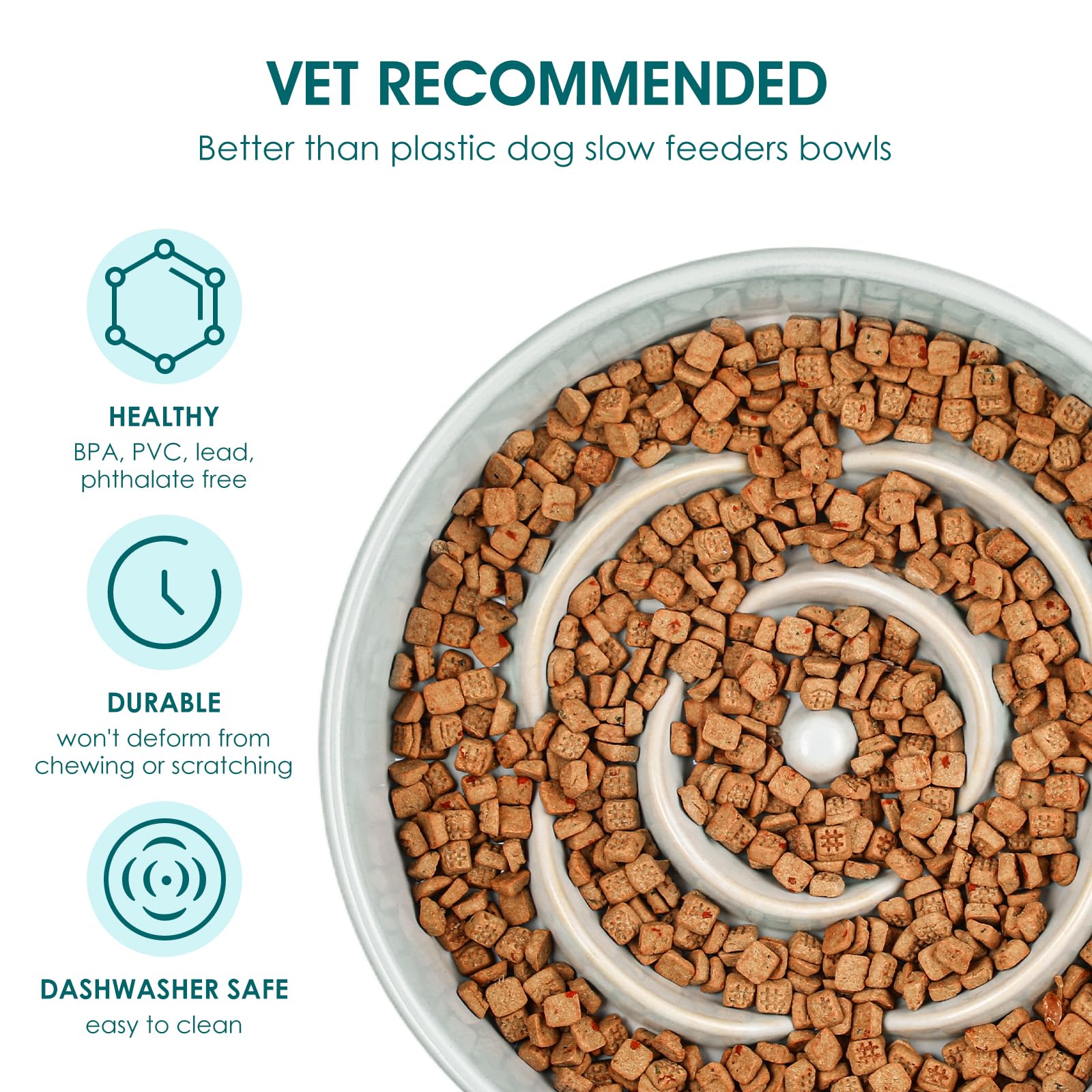 Vancasso ceramic surface resists stains and odors on the bowl
