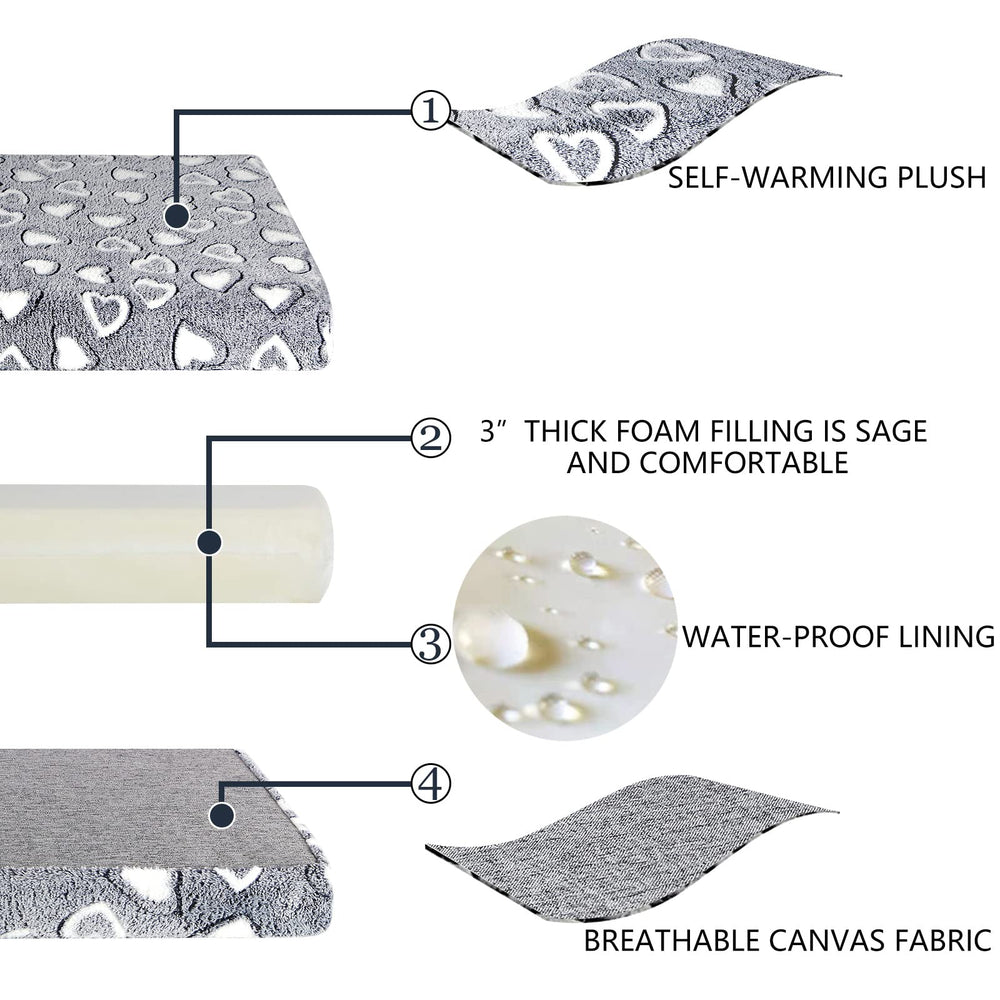 VANKEAN high-density foam provides firm support during rest.