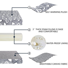 VANKEAN high-density foam provides firm support during rest.