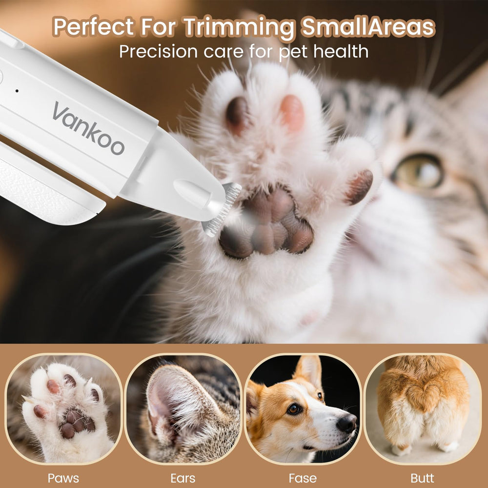 Vankoo IPX7 waterproof body allows easy rinsing after grooming