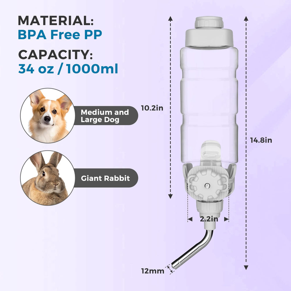Vannon BPA-free dog water dispenser—safe materials for daily use