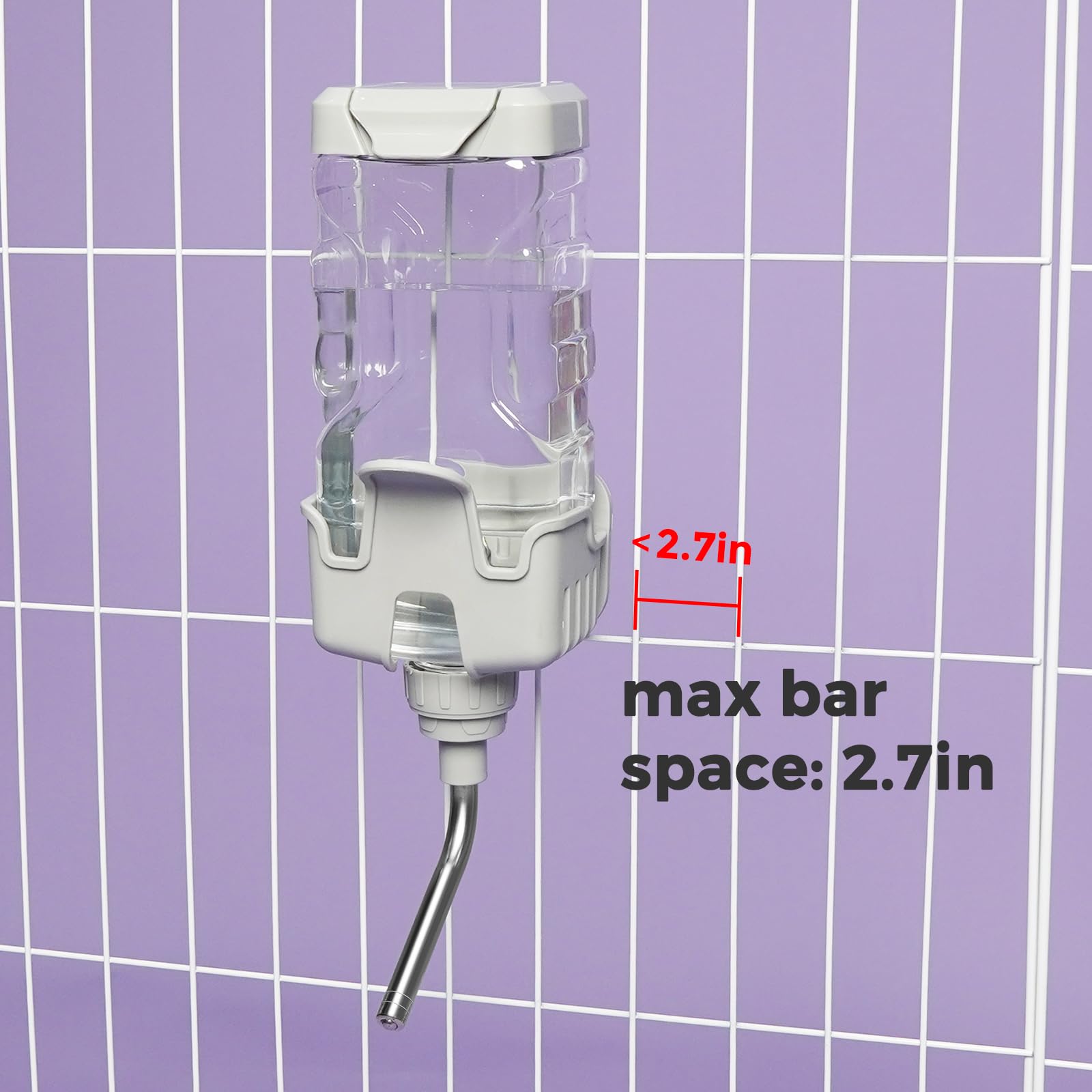 Vannon BPA-free grey dispenser blends with cages and safe use.