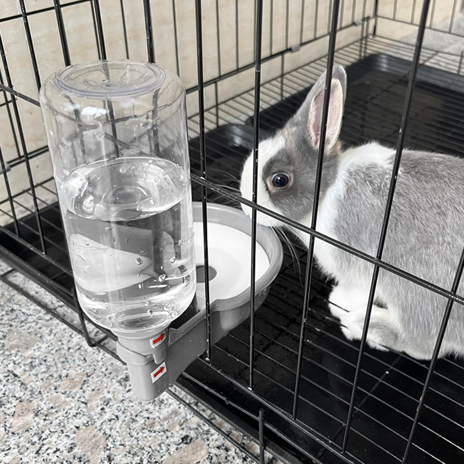 Vannon BPA-free grey water bottle with rust-resistant hardware for durability.