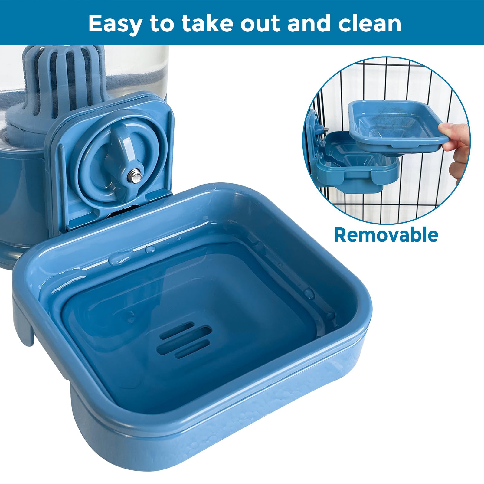 Vannon easy-install and clean with detachable barrel and base.