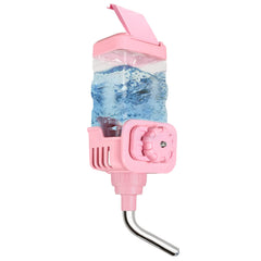 Vannon small animal water dispenser in cage setup for easy daily hydration