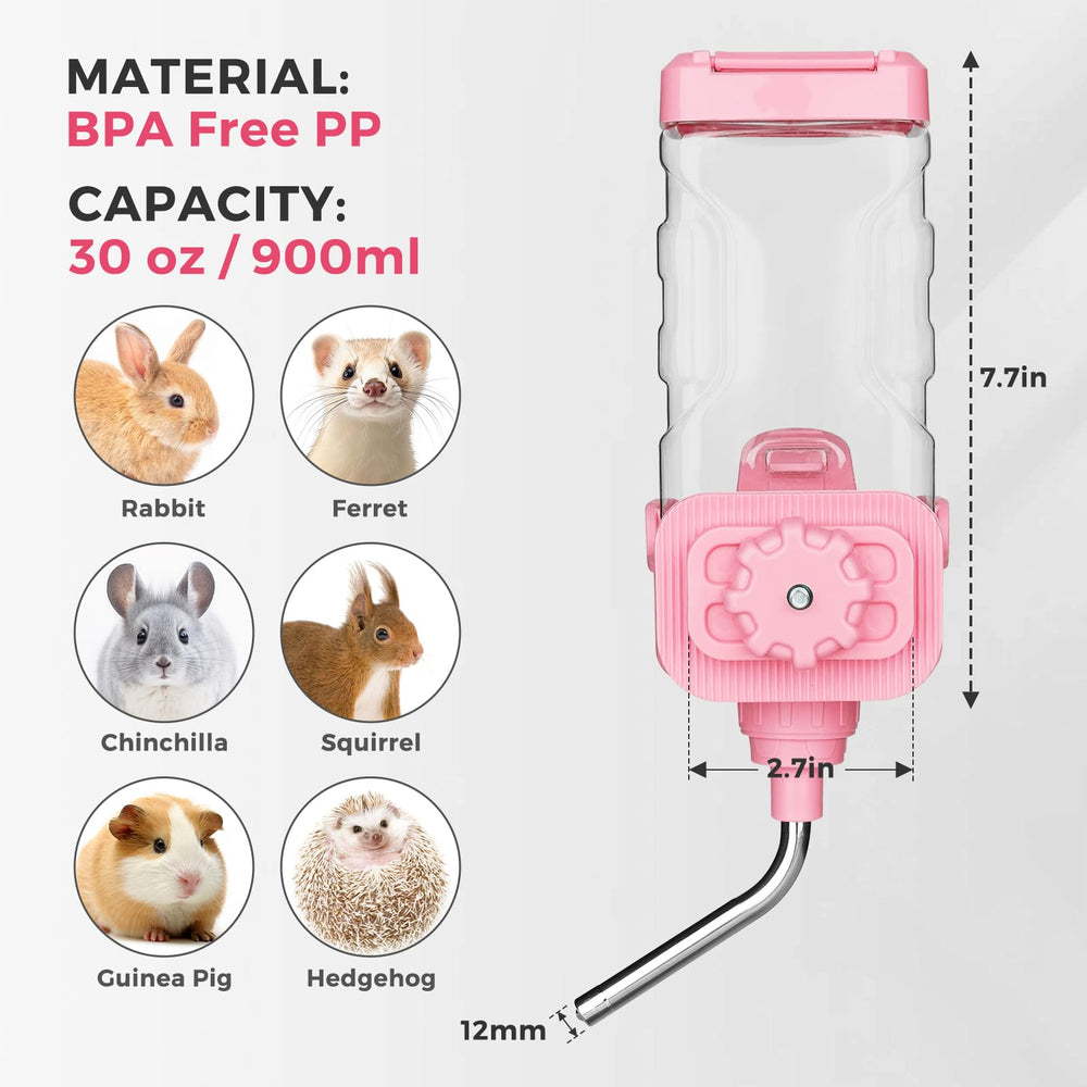30 oz / 900 ml capacity supports longer hydration between refills
