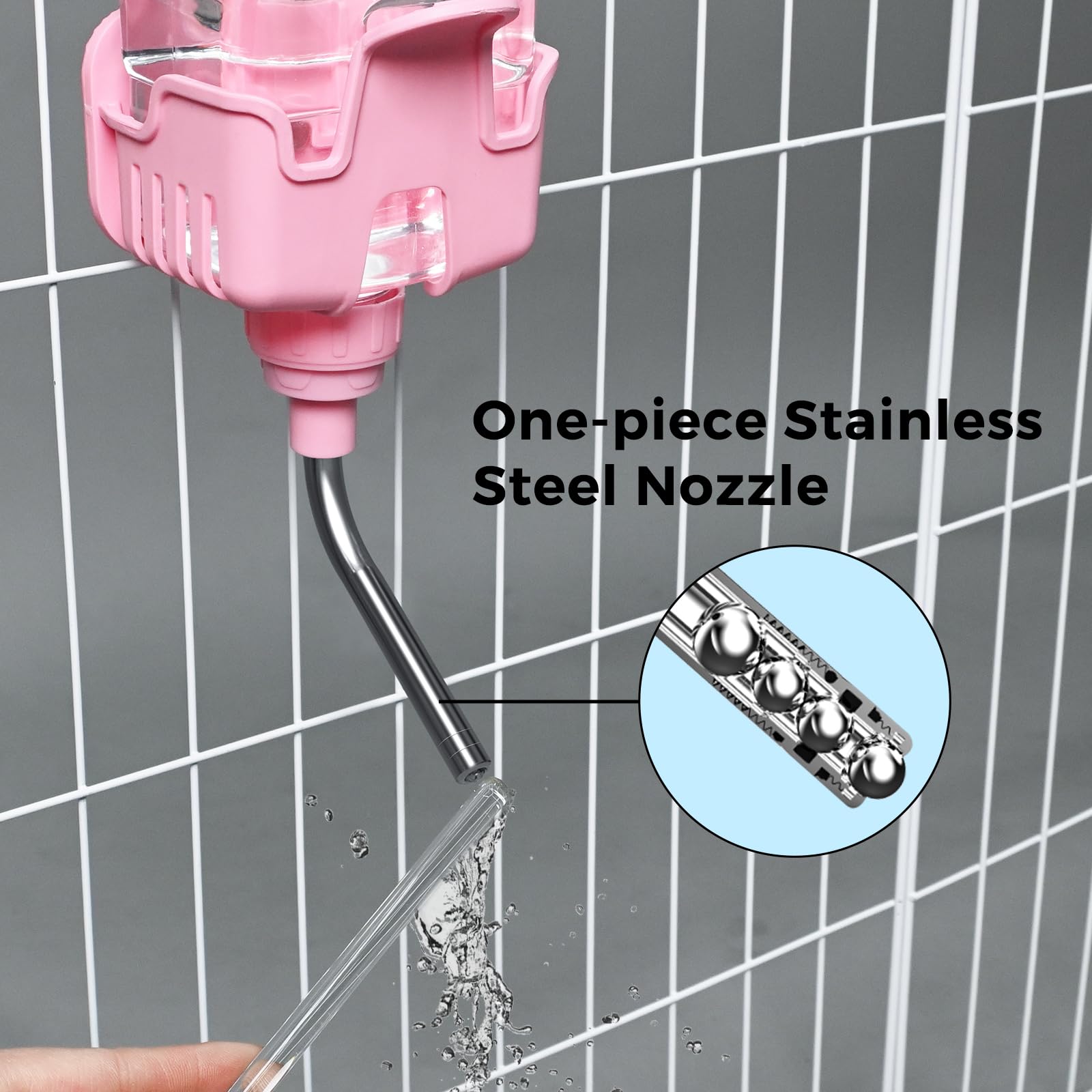 Easy to install and fill for hassle-free pet care