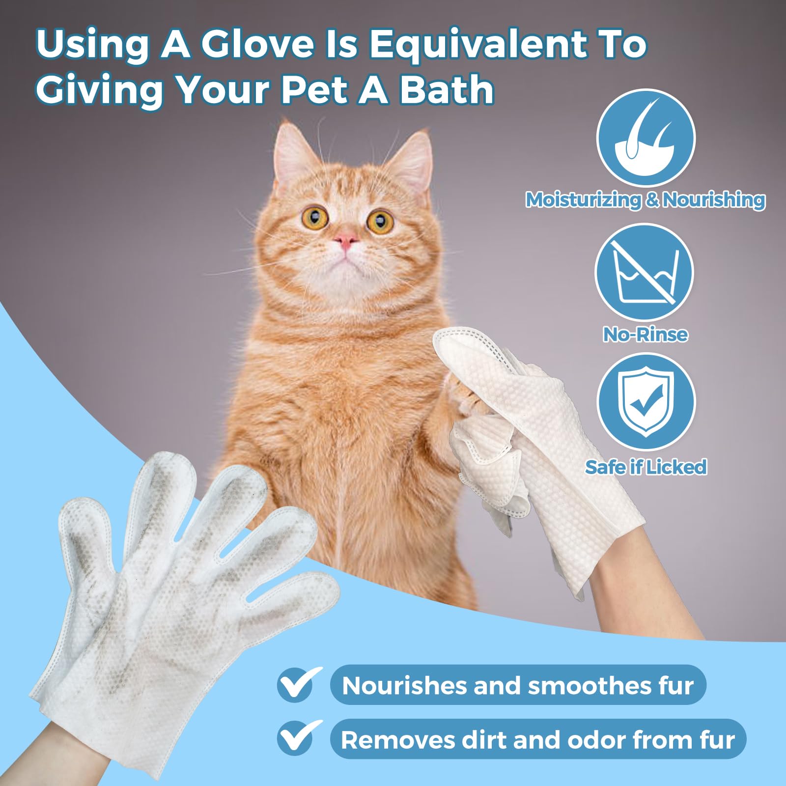 Vannon wipes dog face cleaning demonstrates quick dust and dirt removal