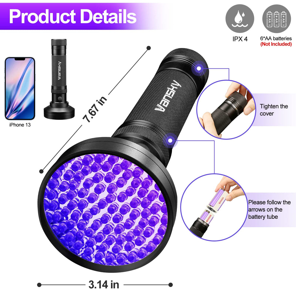 Vansky military-grade-aluminum body resists drops and wear.