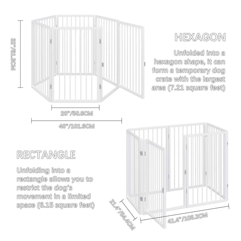 Vantas includes 2pcs support to stabilize the freestanding gate