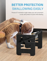 Vantic Elevated Dog Bowls stainless bowls rust-resistant and dishwasher safe