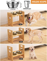 Vantic elevated dog bowls tilted platform encourages natural neck alignment at mealtime.