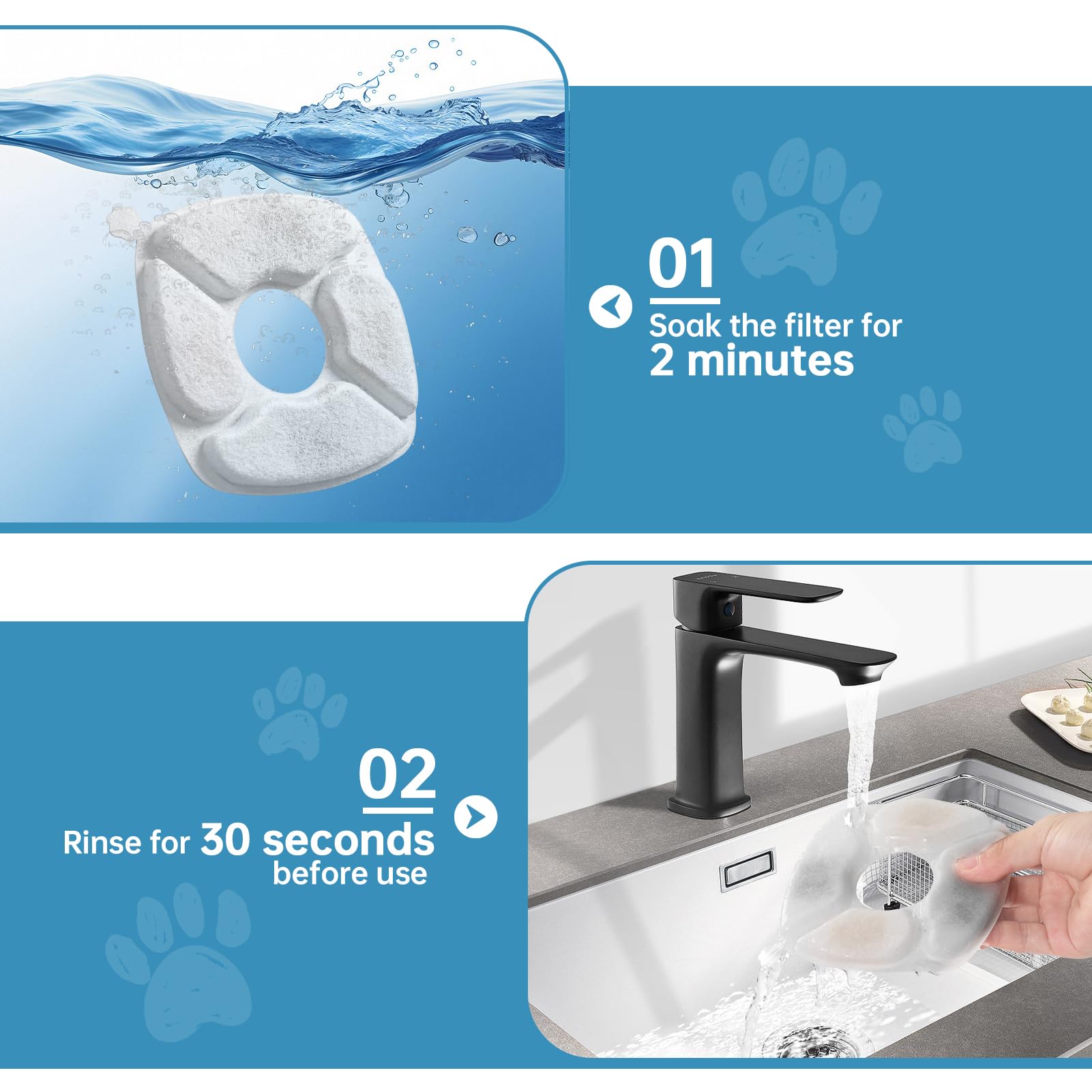 Vanve clean water helps pets stay hydrated during daily activities.
