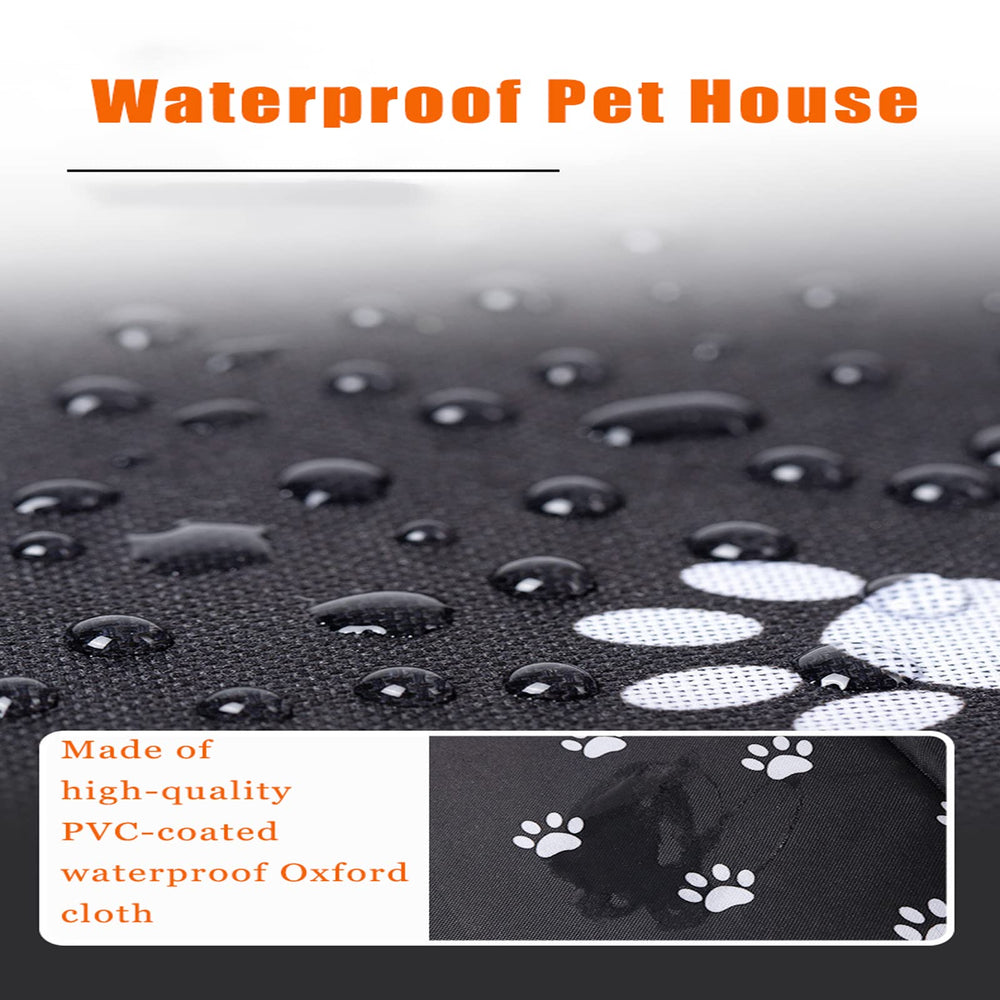 VARMTOR Outdoor Cat House easy-clean-zip simplifies maintenance.