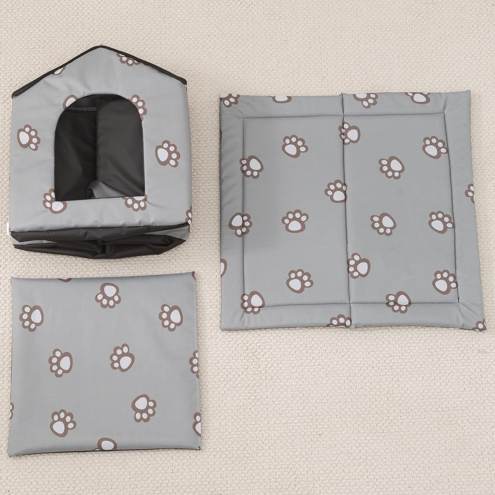 VARMTOR Outdoor Cat House garage-porch-use fits in varied spaces.