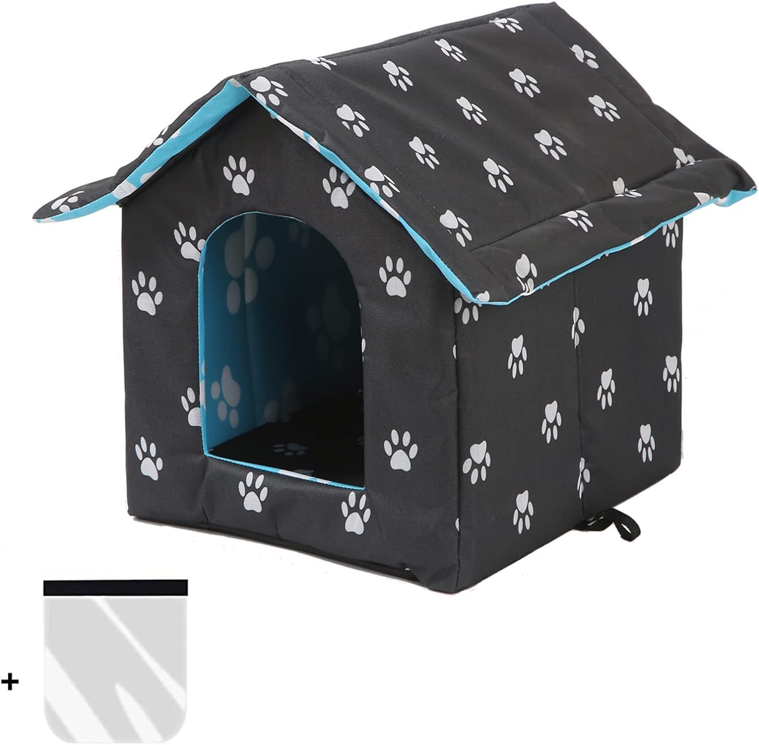 VARMTOR Outdoor Cat House garden setup provides quick outdoor shelter