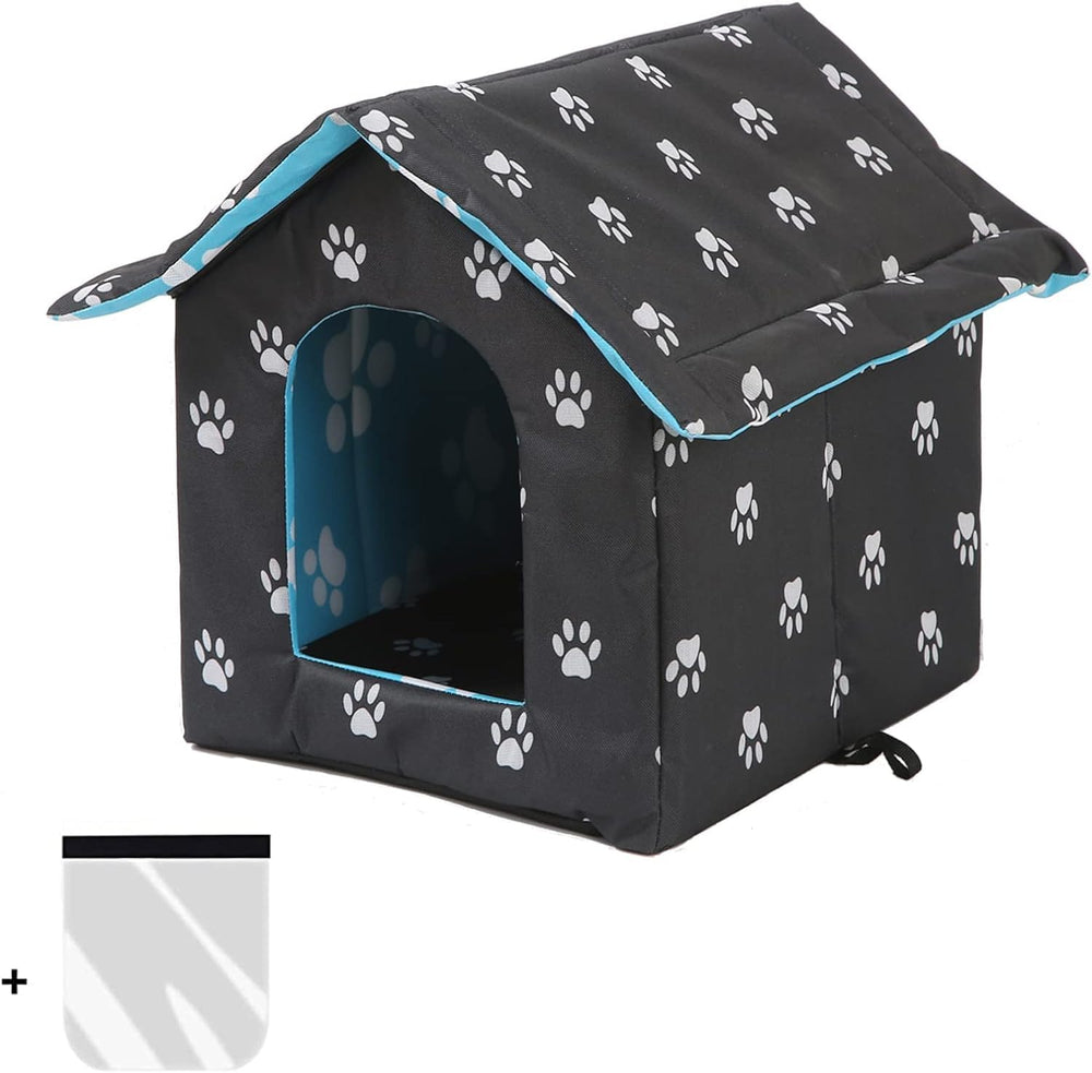 VARMTOR Outdoor Cat House garden setup provides quick outdoor shelter